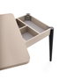 Hanah Home Dolunay - 1285 Mesa de comedor extensible Mocha ligera